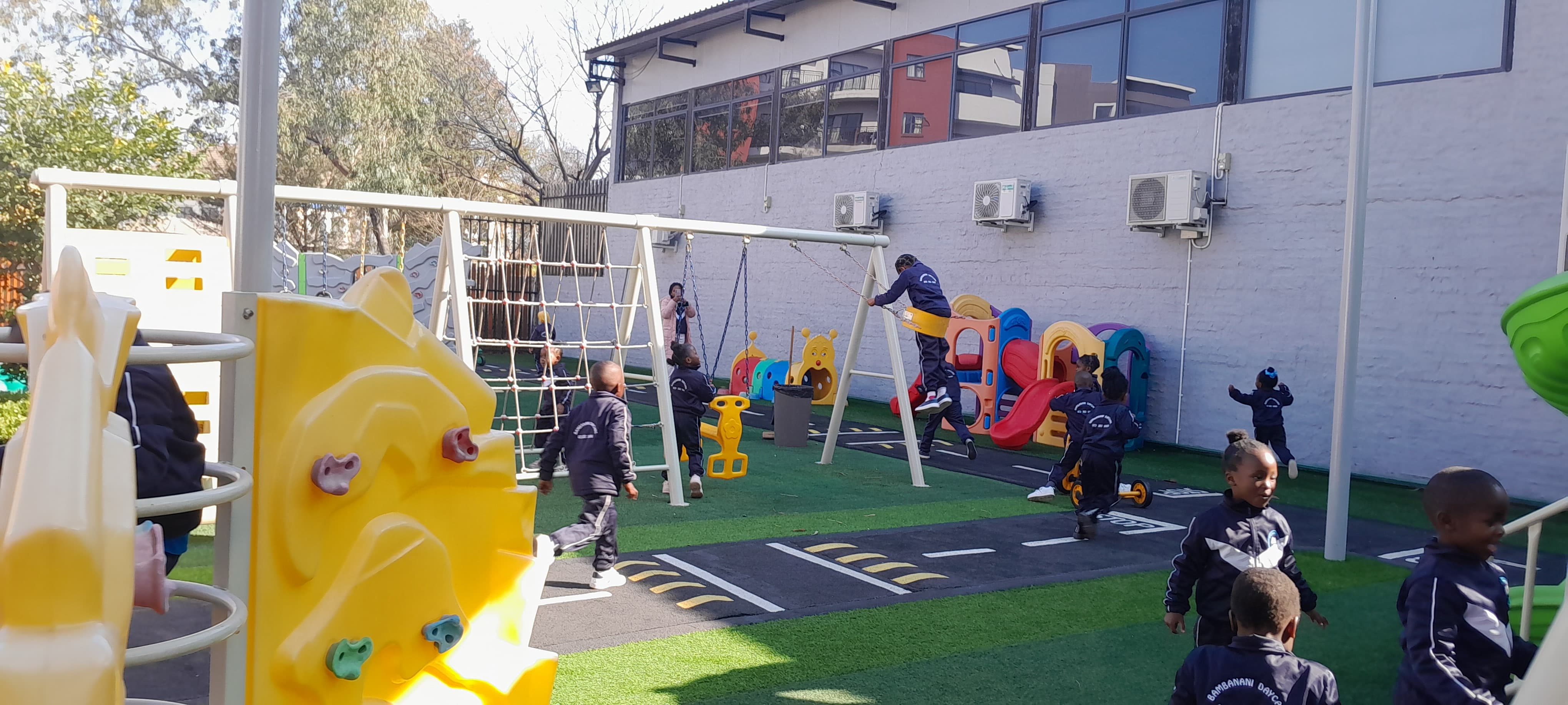 Happy children playing